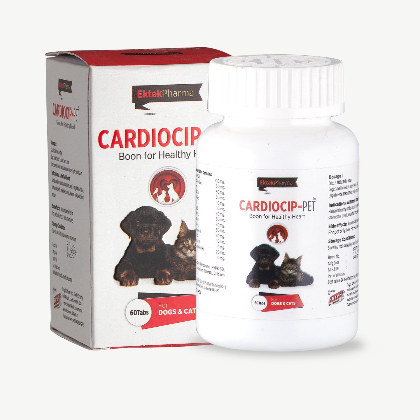 Cardiocip-Pet-60 Tablets (to Maintain Healthy Cardio Vascular System)